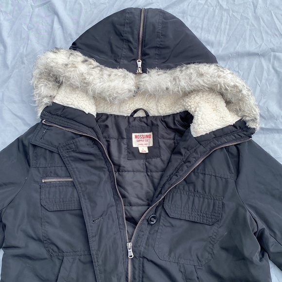 Women’s Winter Rain Coat | Mossimo Supply Co.| Size Large | Black | - Picture 2 of 2